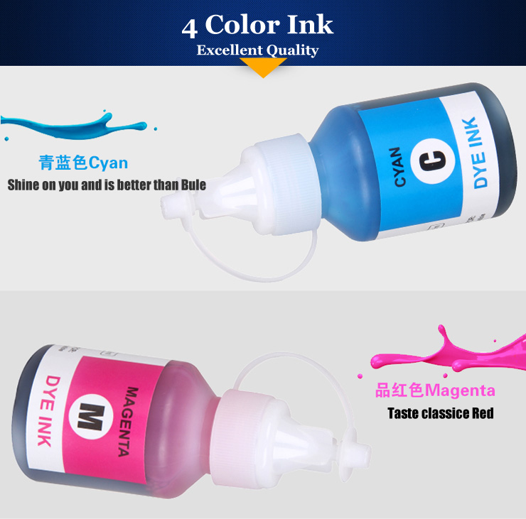 Dye and Pigment ink for Brother T seris printer